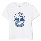 Short-sleeved T-shirt, WHITE, hi-res