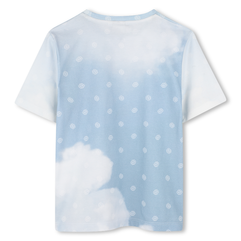 Printed cotton T-shirt BOSS 
                        BOY