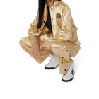Wide-leg iridescent trousers DKNY 
                    GIRL