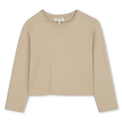 Long-sleeved jersey T-shirt MICHAEL KORS GIRL