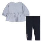 Blouse + legging set KENZO KIDS 
                    GIRL