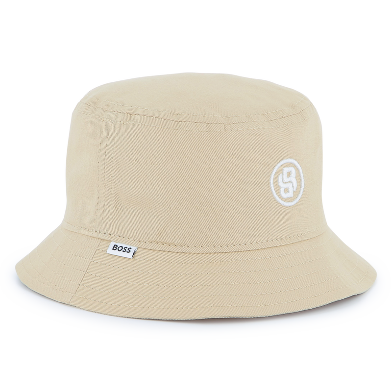 Embroidered cotton bucket hat BOSS 
                        BOY