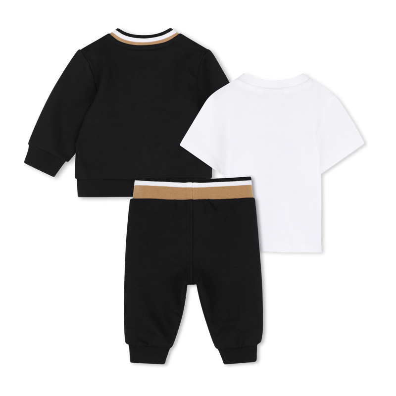 T-shirt + trousers + cardigan set BOSS 
                        BOY