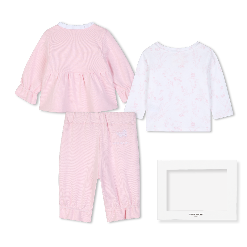 Pants, cardigan, and t-shirt set GIVENCHY 
                        GIRL