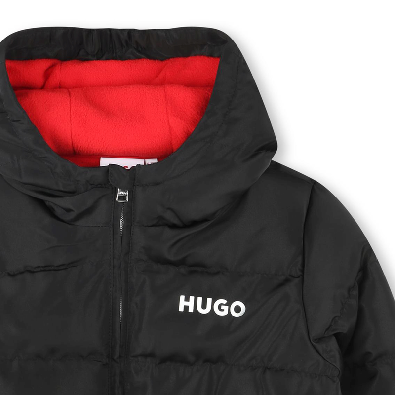 Hooded lined puffer jacket HUGO 
                        GIRL