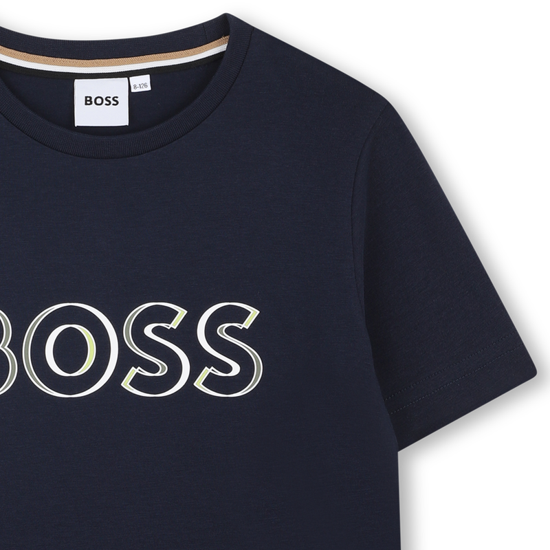 Short-sleeved cotton T-shirt BOSS 
                        BOY