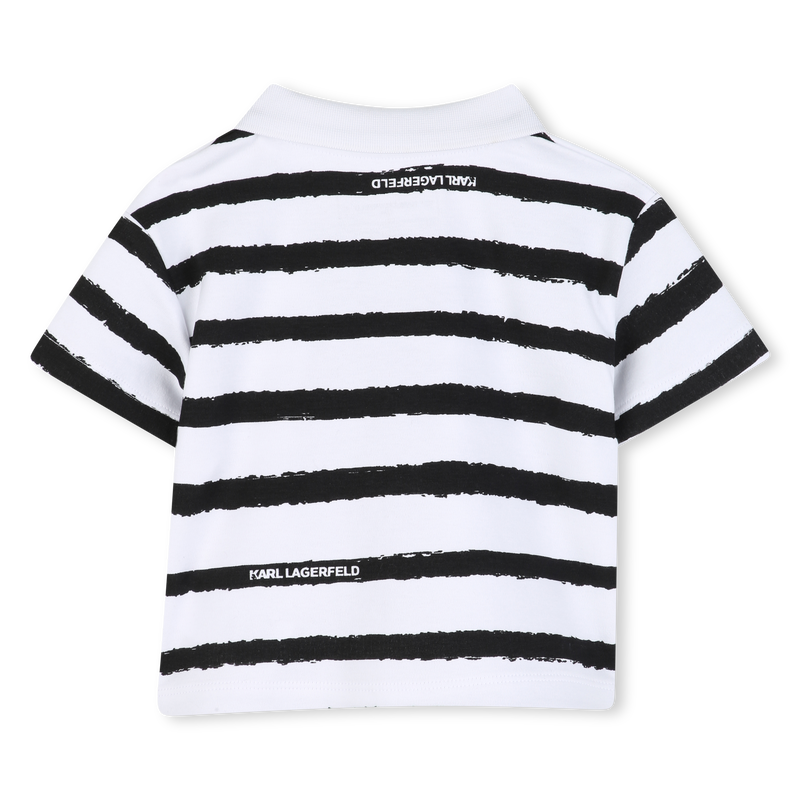 POLO AND SHORTS SET KARL LAGERFELD KIDS 
                        BOY