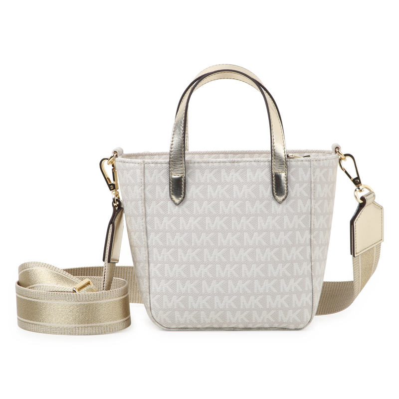 Printed zip-up tote bag MICHAEL KORS 
                        GIRL