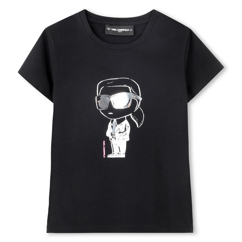 SHORT SLEEVE T-SHIRT KARL LAGERFELD KIDS 
                        GIRL