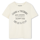 Short-sleeved T-shirt, OFF WHITE, hi-res