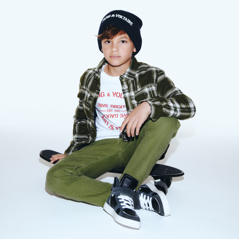 Quilted cotton shirt ZADIG & VOLTAIRE 
                        BOY