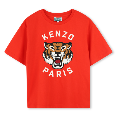 Printed cotton T-shirt KENZO KIDS BOY