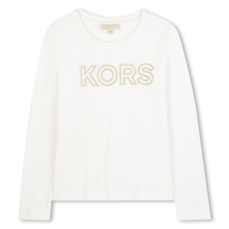Long-sleeved jersey T-shirt MICHAEL KORS 
                        GIRL