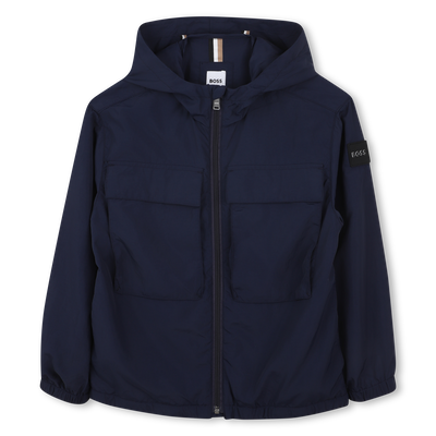 Hooded zip-up windbreaker BOSS BOY