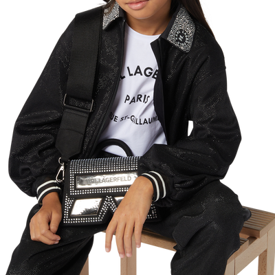 T-shirt with print KARL LAGERFELD KIDS GIRL