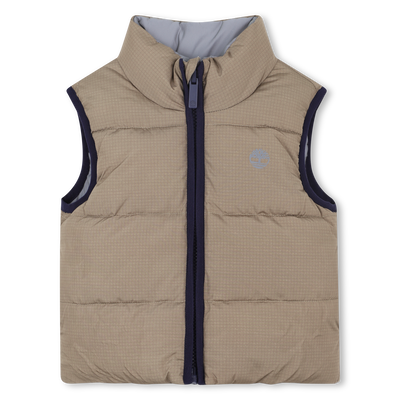 Reversible sleeveless down jacket TIMBERLAND BOY