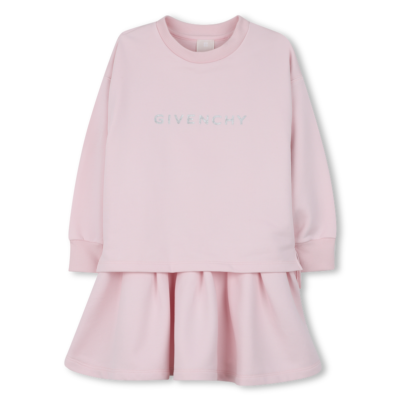 Dress with pleated bottoms and slits GIVENCHY 
                        GIRL