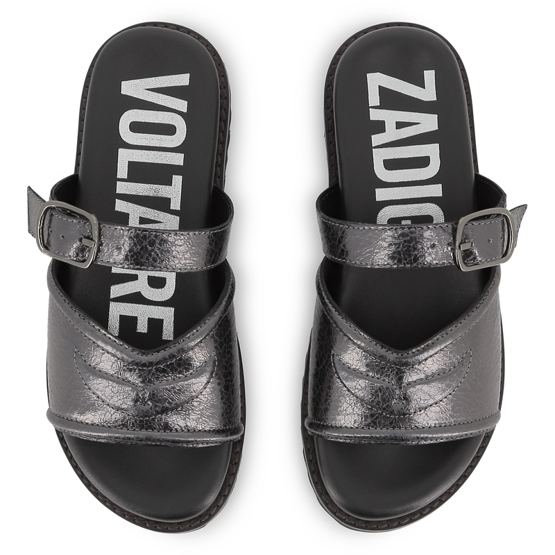 Cowhide leather sandals ZADIG VOLTAIRE 
                        GIRL
