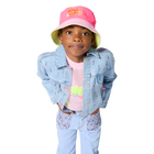 Bucket hat with badge BILLIEBLUSH 
                    GIRL