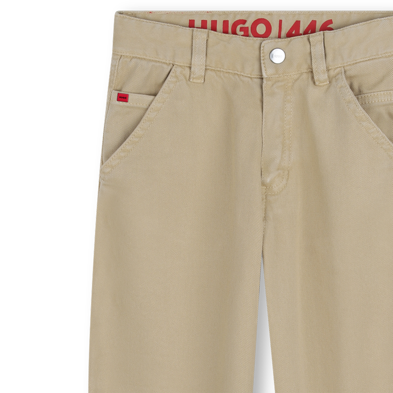 TROUSERS WITH TOPSTITCHING HUGO 
                        BOY