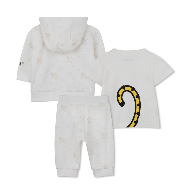 T-SHIRT, CARDIGAN AND TROUSERS SET KENZO KIDS 
                        UNISEX