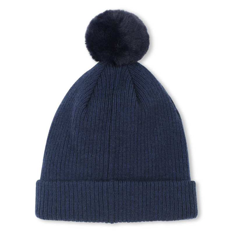 Fleece pompom knit hat TIMBERLAND 
                        BOY