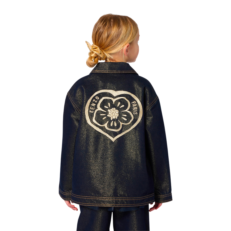 Denim jacket KENZO KIDS 
                        GIRL