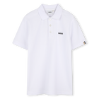 Short sleeve polo, WHITE, hi-res