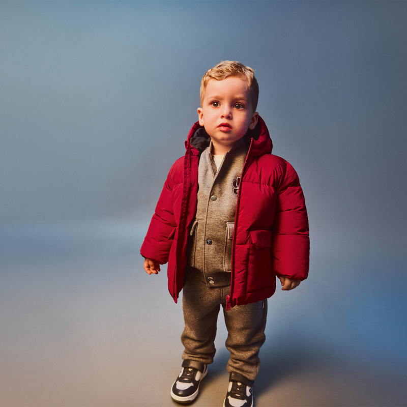 Hooded down jacket BOSS 
                        BOY