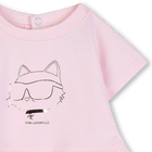 Dress and leggings set KARL LAGERFELD KIDS 
                    GIRL