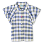 Short-sleeved cotton blouse KENZO KIDS 
                    GIRL