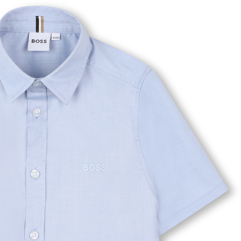 Plain cotton shirt BOSS 
                        BOY