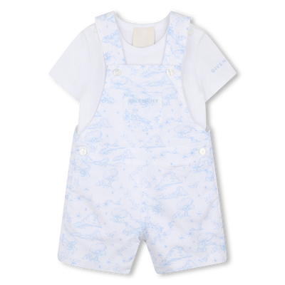 T-SHIRT AND OVERALLS SET GIVENCHY UNISEX