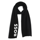 Knitted cotton scarf BOSS 
                    BOY
