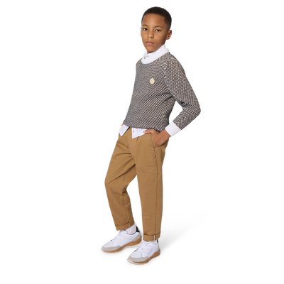 Faux and canvas sneakers BOSS BOY