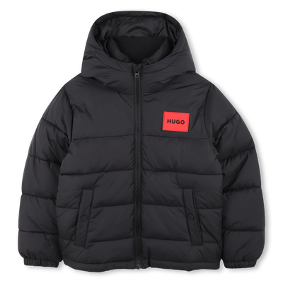 Hooded down jacket HUGO BOY