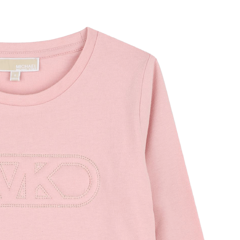 Long-sleeved jersey T-shirt MICHAEL KORS 
                        GIRL