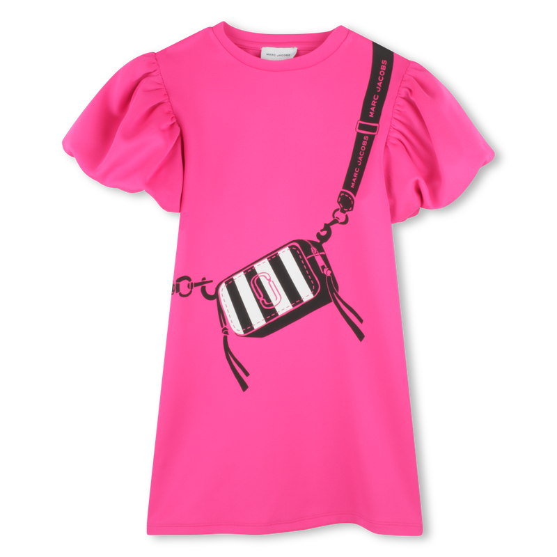 Lined short-sleeved dress MARC JACOBS 
                        GIRL