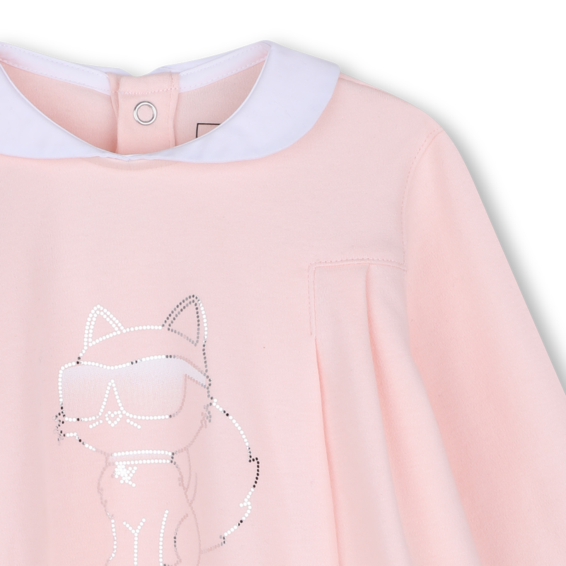 Long Sleeve Dress KARL LAGERFELD KIDS 
                        GIRL