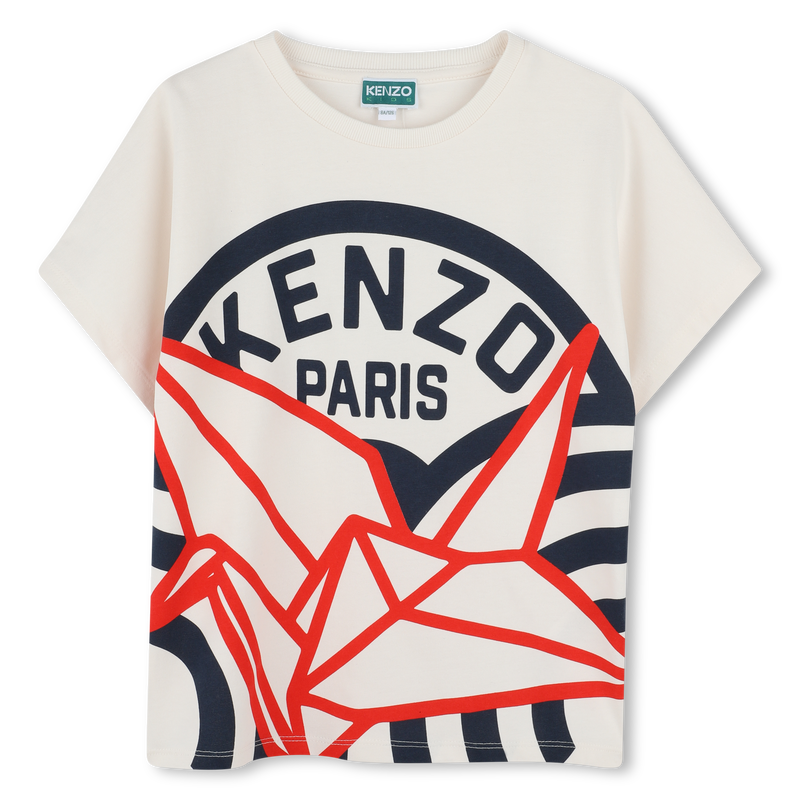 Short-sleeved cotton T-shirt KENZO KIDS 
                        UNISEX