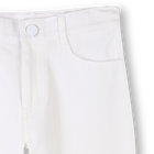 Cotton and linen trousers DKNY 
                    GIRL
