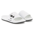Sliders with raised print KARL LAGERFELD KIDS 
                    GIRL