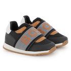 Sneakers with branded elastic BOSS 
                    BOY