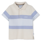 Short-sleeved polo shirt, SAND, hi-res