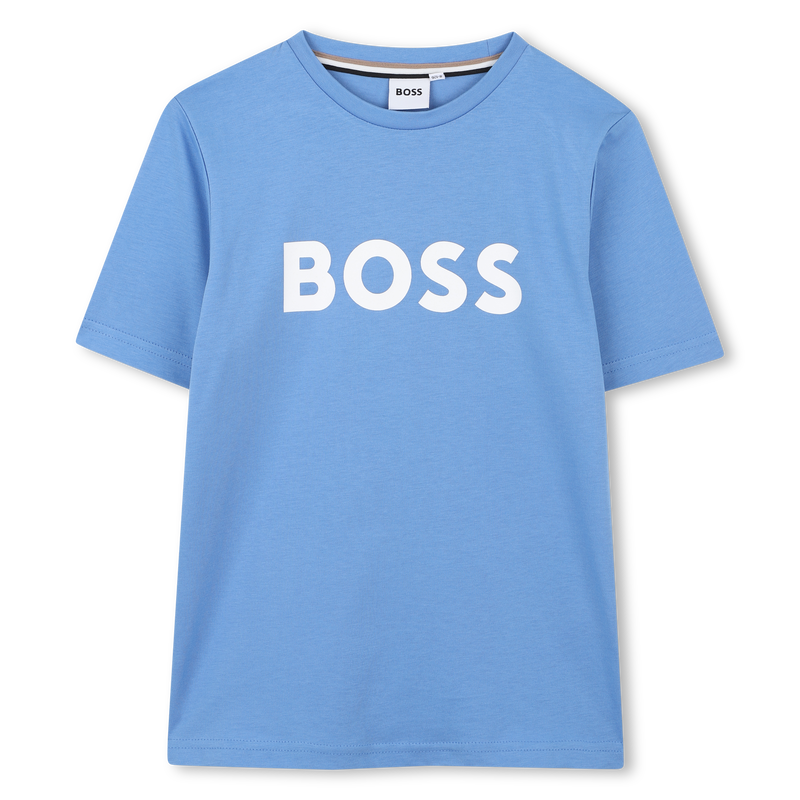 Short-sleeved cotton T-shirt BOSS 
                        BOY