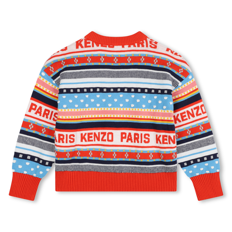 Jacquard knit jumper KENZO KIDS 
                        GIRL