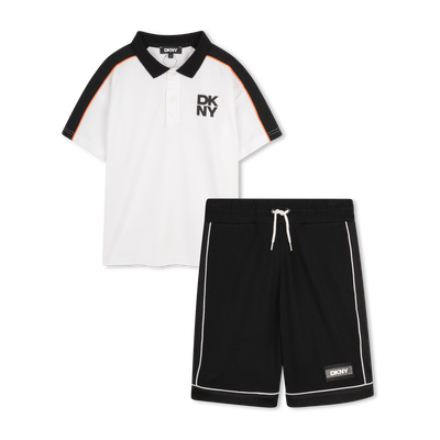 T-SHIRT AND BERMUDA SHORTS SET DKNY BOY