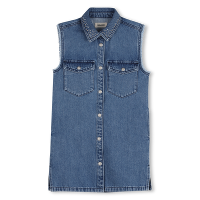 SLEEVELESS SHIRT DRESS ZADIG & VOLTAIRE GIRL