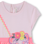 Bi-material dress BILLIEBLUSH 
                    GIRL