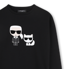 LONG SLEEVED DRESS KARL LAGERFELD KIDS 
                    GIRL